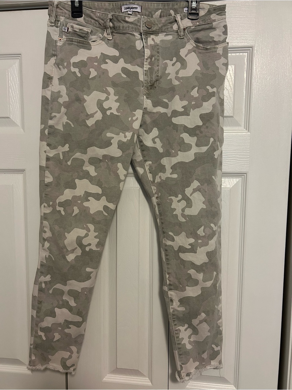 Dear John Gisele High Waisted Skinny Camo Jeans 32